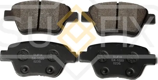 Колодки дисковые тормозные задние правые/левые LCV (Sufix). Артикул SX1020