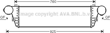 Интеркулер AVA. Артикул MS4380