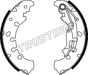 Тормозные колодки Trusting. Артикул 034.116