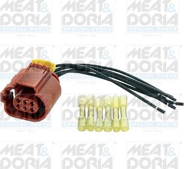 Wi?zka przewod?w elektrycznych do EGR (80mm, ilo?? pin?w  6) AUDI A2 Meat & Doria (CuSn (бронза)). Артикул 25192