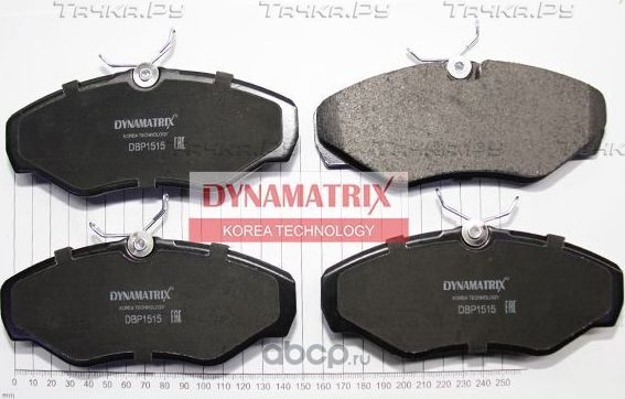 Колодки тормозные дисковые (Dynamatrix-Korea) Dynamatrix-Korea. Артикул DBP1515
