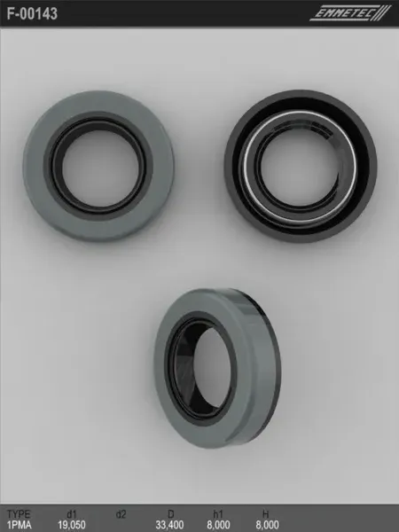Сальник рулевой рейки 19.05 33.4 8/8 (Emmetec). Артикул F00143