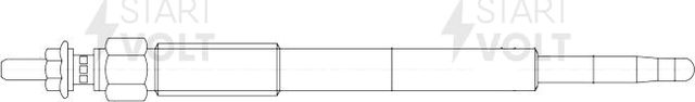 Свеча накаливания (накала) StartVOLT для Kia Soul I 2009-2014. Артикул GLSP 102