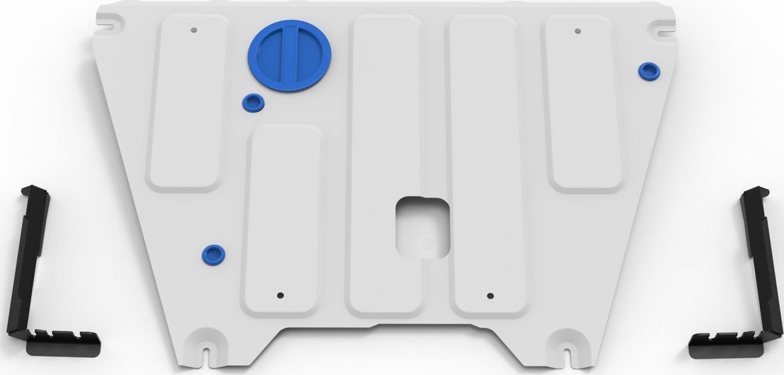 Защита картера и КПП Rival для Changan CS35 Plus РКПП FWD I поколение рестайлинг 2023-2026. Артикул 333.8924.1