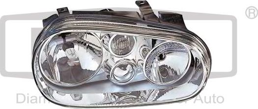 Фара передняя основная DPA левая для Volkswagen Golf III 1993-1998. Артикул 89410192402
