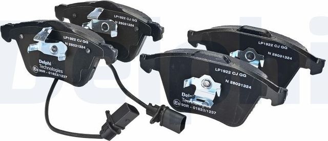 Тормозные колодки Delphi (Low-Metallic). Артикул LP1922