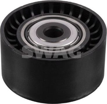 Направляющий (ведущий) ролик приводного поликлинового ремня SWAG (полимерный материал). Артикул 60 93 6826