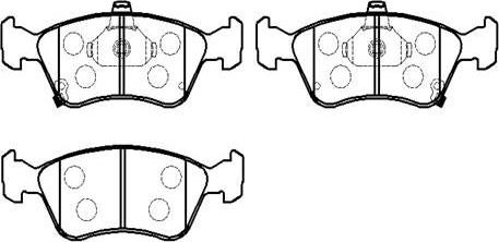 Тормозные колодки HSB. Артикул HP9139