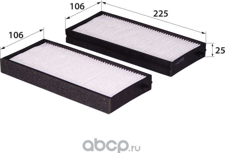 Фильтр воздушный (салона) (RB-Exide). Артикул AC0710E