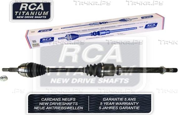 Полуось (привод в сборе, приводной вал) RCA FRANCE NEW DRIVESHAFT. Артикул R561AN
