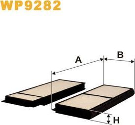 Салонный фильтр WIX Filters. Артикул WP9282