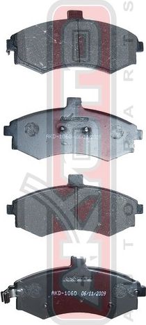 Тормозные колодки Akyoto Packing AKYOTO. Артикул AKD-1060