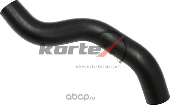 Патрубок радиатора верхний (Kortex). Артикул KRP056