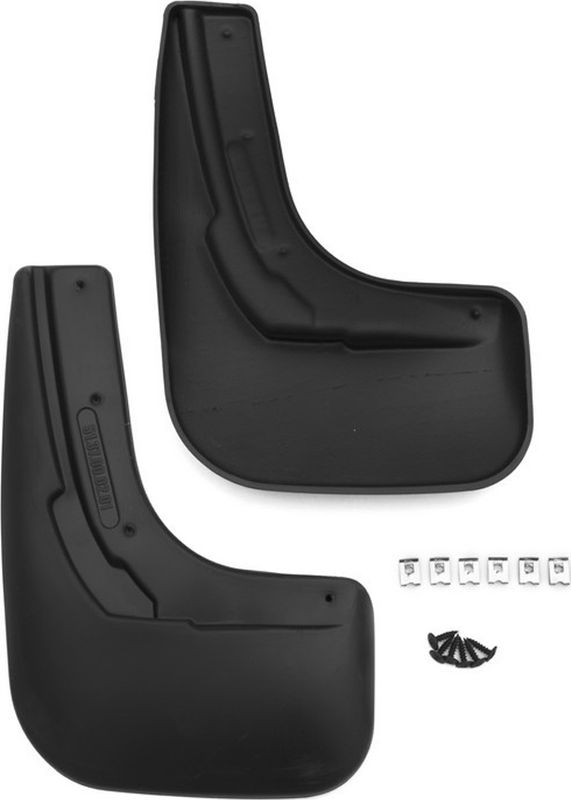 Брызговики Frosch (в пакете) задняя пара для Volkswagen Polo V рестайлинг седан 2015-2025. Артикул NLF.51.37.E10