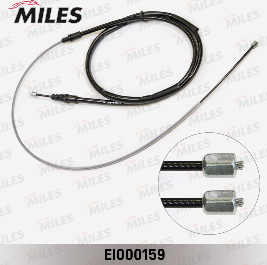 Трос ручника (тросик ручного тормоза) Miles. Артикул EI000159