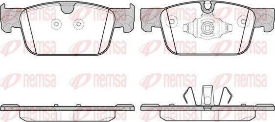 Тормозные колодки Remsa. Артикул 1692.10
