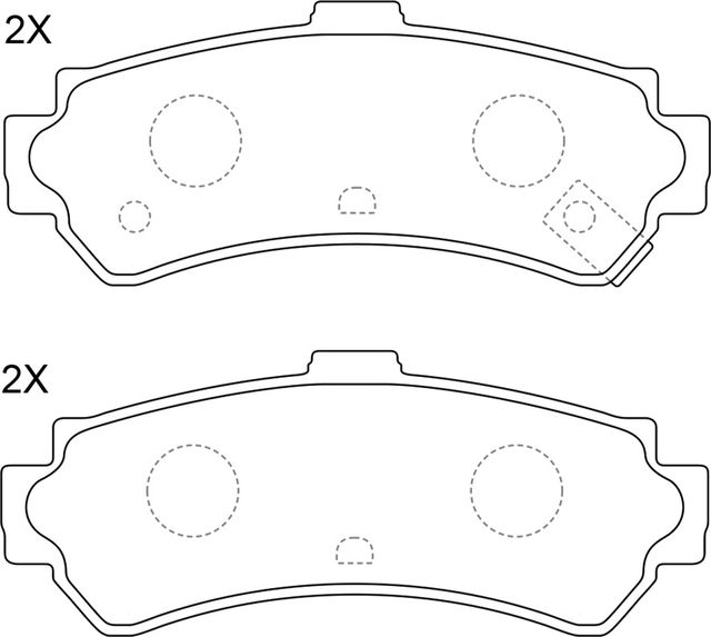 Тормозные колодки NiBK. Артикул PN2357