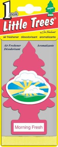Ароматизатор воздуха Car-Freshner Ёлочка Утренняя свежесть (Morning Fresh) подвесной, картонный. Артикул U1P-10228-RUSS