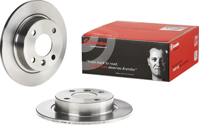 Тормозной диск Brembo задний для Volvo 460 1988-1996. Артикул 08.5237.10
