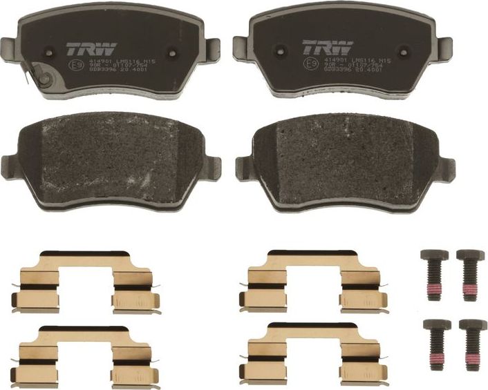 Тормозные колодки TRW COTEC. Артикул GDB3396