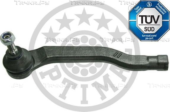 Наконечник рулевой тяги Optimal TÜV certified левый внешний для Nissan Micra K12 2003-2004. Артикул G1-1301