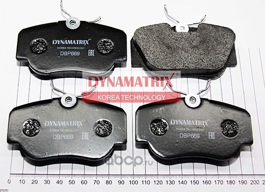 Колодки тормозные дисковые (Dynamatrix-Korea) Dynamatrix-Korea. Артикул DBP669