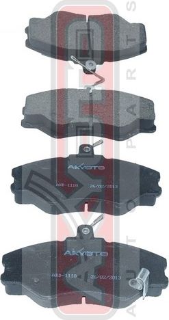 Тормозные колодки Akyoto Packing AKYOTO. Артикул AKD-1118