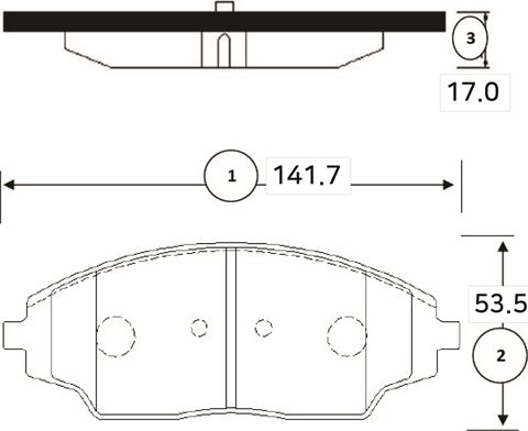 Тормозные колодки CTR. Артикул GK1337P