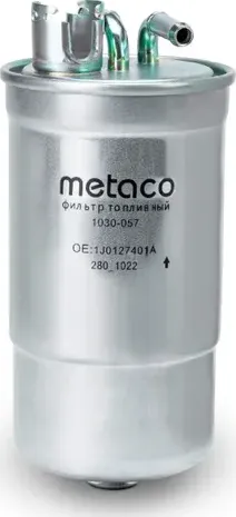Фильтр топливный SKODA/VW OCTAVIA/GOLF 97 (Metaco). Артикул 1030057