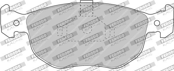 Тормозные колодки FERODO RACING DS2500. Артикул FCP767H