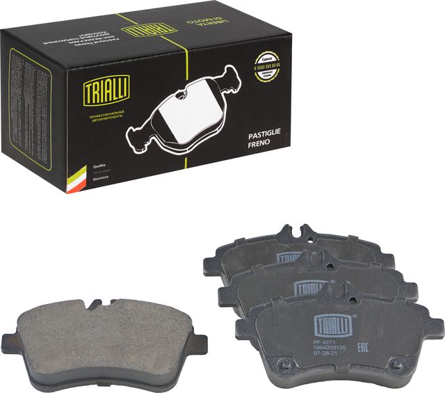 Тормозные колодки Trialli (Low-Metallic). Артикул PF 4271