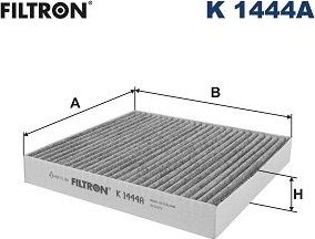 Салонный фильтр Filtron. Артикул K 1444A