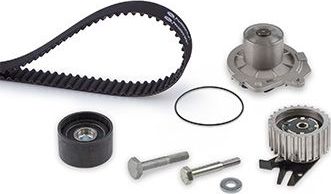 Помпа (водяной насос) с комплектом ремня ГРМ Gates PowerGrip® для Saab 9-3 II 2004-2015. Артикул KP25650XS