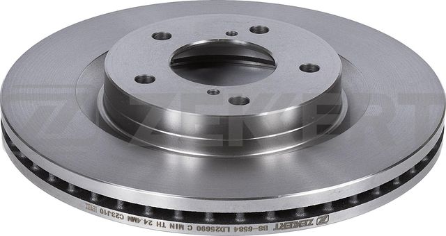 Тормозной диск Zekkert передний для Mitsubishi Grandis 2004-2011. Артикул BS-6584