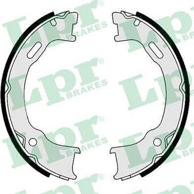 Тормозные колодки (стояночная тормозная система) LPR. Артикул 09560
