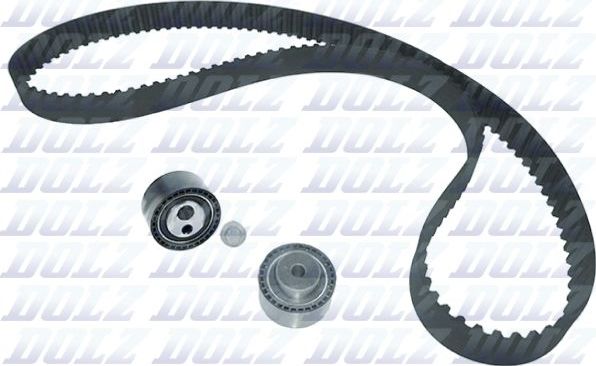 Ремень ГРМ с роликами (комплект) Dolz для Citroen Jumper I 2001-2006. Артикул SKD008