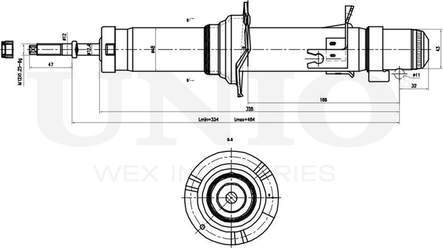 Амортизатор подвески (Unio). Артикул SAB-10273
