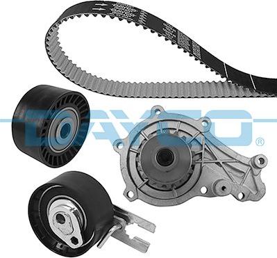 Помпа (водяной насос) с комплектом ремня ГРМ Dayco для Ford B-MAX 2012-2018. Артикул KTBWP7330