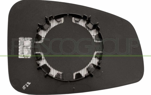 Зеркальное стекло бокового зеркала Prasco левое для Renault Megane III 2008-2014. Артикул RN4247514