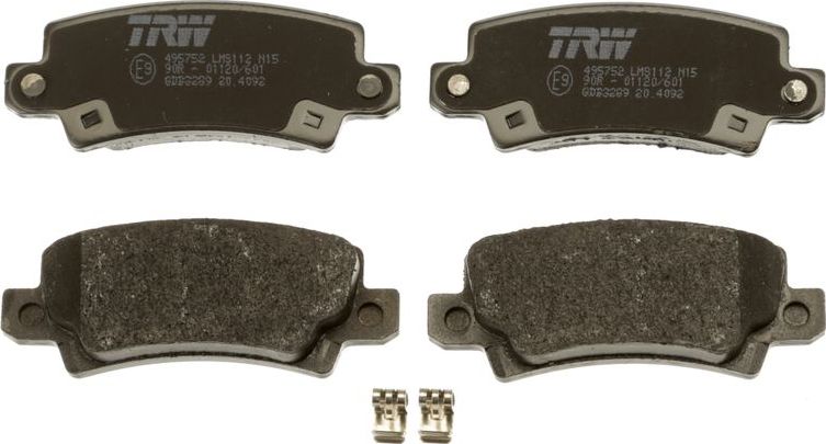 Тормозные колодки TRW COTEC. Артикул GDB3289