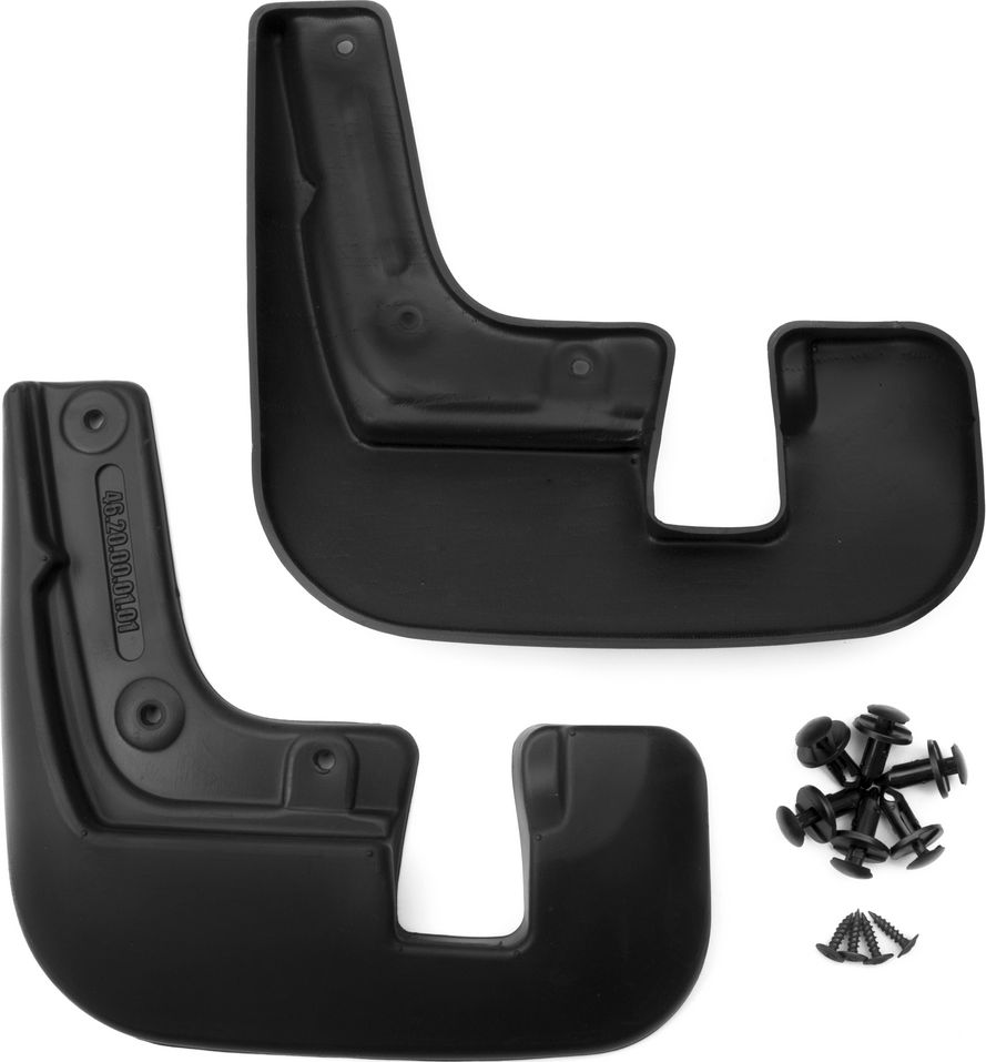 Брызговики Frosch (в пакете) передняя пара для Subaru Forester IV 2012-2026. Артикул NLF.46.20.F13