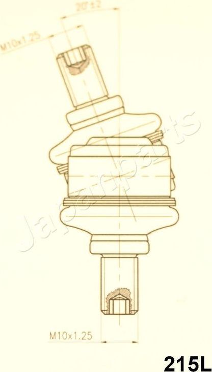 Стойка (тяга) стабилизатора Japanparts. Артикул SI-215L