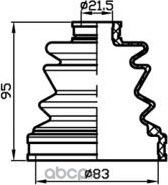 Пыльник привода (ТА), (Trustauto). Артикул TACB1036