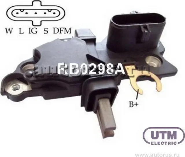Регулятор генератора (UTM). Артикул RB0298A