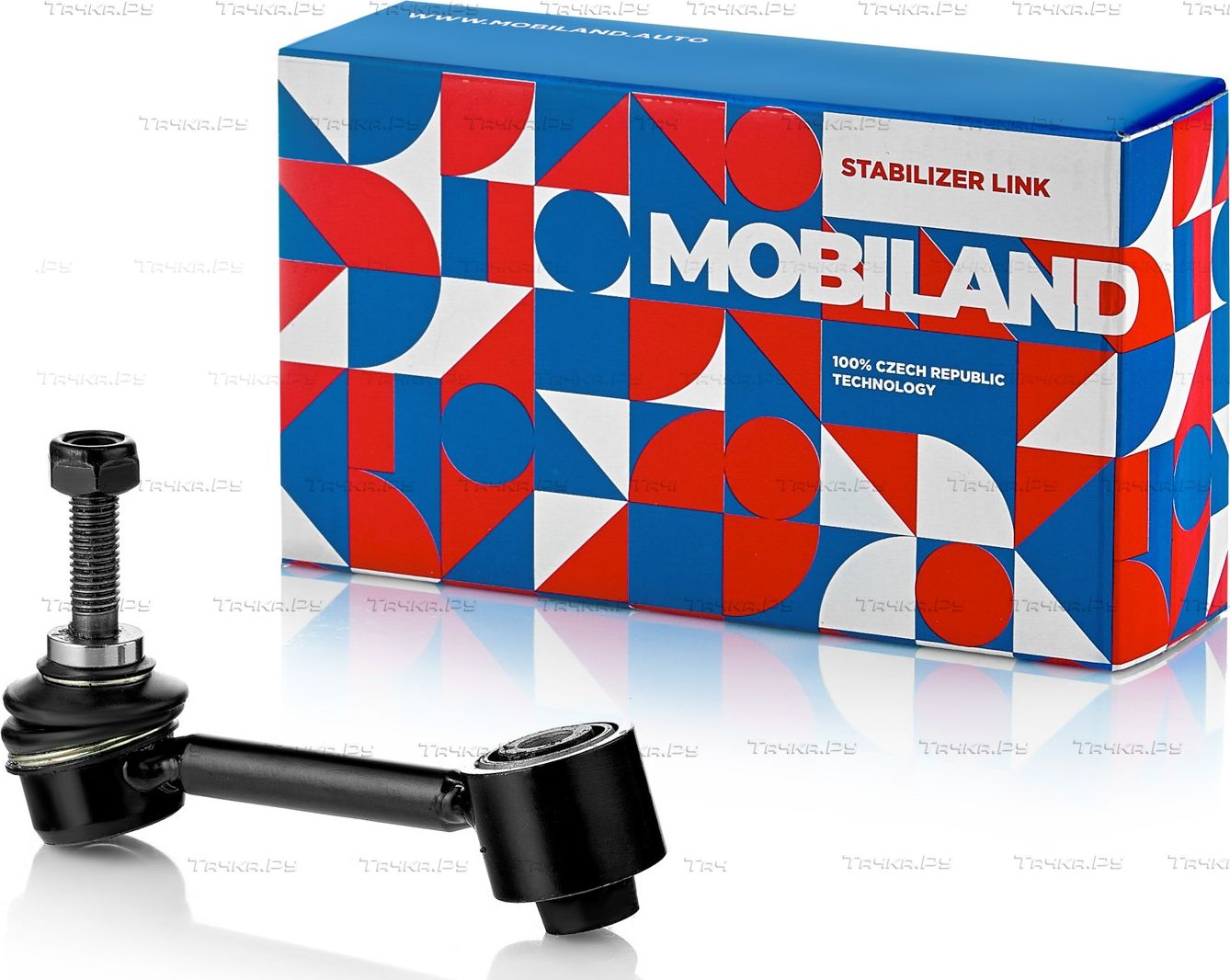 Стойка (тяга) стабилизатора Mobiland задняя для Volkswagen Touran I 2003-2010. Артикул 127201280