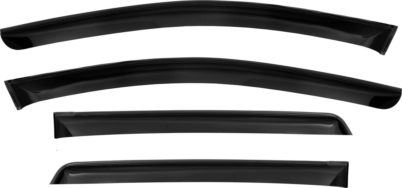 Дефлекторы REIN для окон (накладной скотч 3М) (2 шт.) Jac T6 пикап двойная кабина 2018-2026. Артикул REINWV1192