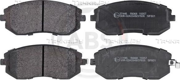 Тормозные колодки ABS передние для Toyota GT86 I 2012-2026. Артикул 37446