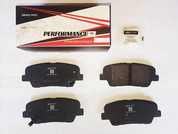 Премиум тормозные колодки KIA/HYUNDAI SANTA FE II/III 06-/12-/GRAND SANTA FE 13-/SORENTO II 09-/12-/ (UBS). Артикул bp1103022