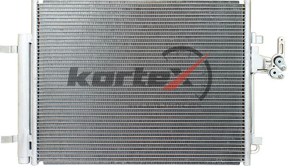 Радиатор кондиционера (Kortex). Артикул KRD2024