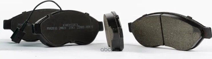 Колодки тормозные передние (Absel). Артикул PG420010